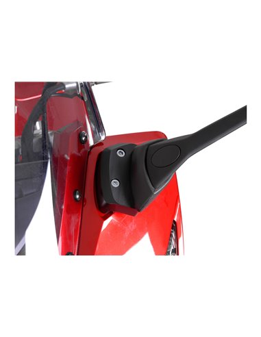 Extensión de Retrovisor SW-Motech Perfil Negro para Yamaha FZ1 Fazer (08-).