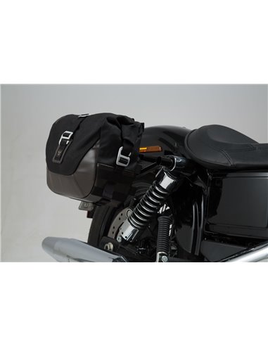 Set de Bolsas Laterales Legend Gear para Harley Davidson para Dyna Wide Glide (09-17) SW-Motech