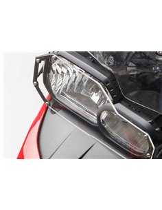 Protector SW-Motech de Luces Delanteras, Soporte con panel de PVC para BMW F700GS/F800GS (12-)