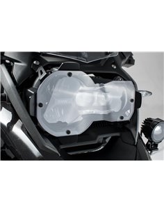 Protector SW-Motech de Luces Delanteras, Soporte con panel de PVC para BMW R1200GS, R1250GS