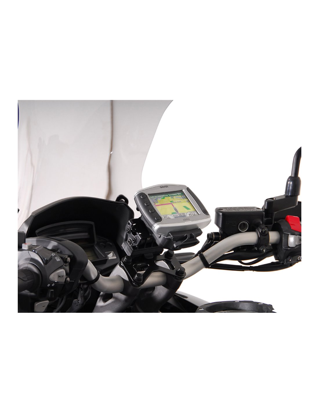 Soporte GPS para manillar SW-Motech Negro. Moto Guzzi V85 TT (19-) - GPS .17.646.10100/