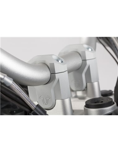 Elevador de Manillar SW-Motech H40 mm para BMW R1200GS LC/Adv/Rallye, R1250GS.