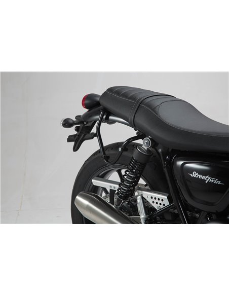 Sistema de Maletas Laterales URBAN ABS SW-Motech 2x 16,5 l para Triumph Street Twin 900, Thruxton TFC.