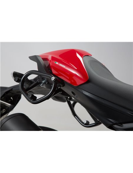 Sistema de Bolsas Laterales Legend Gear LC SW-Motech para Ducati Monster 821 (14-17) / 1200 (14-16).