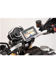 Soporte de GPS QUICK-LOCK SW-Motech para Modelos Honda / Suzuki / Triumph.