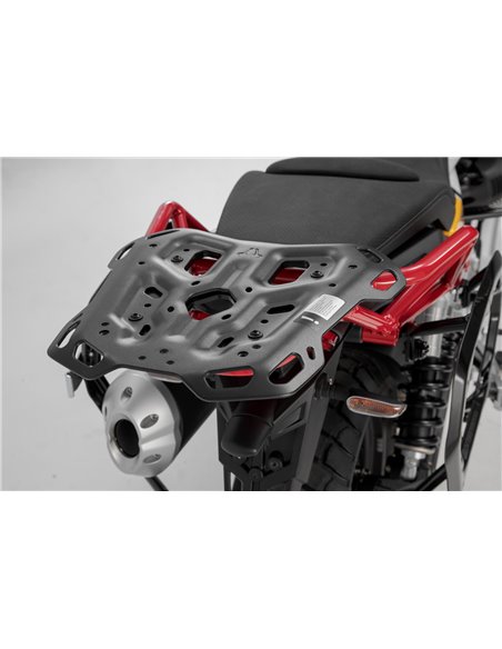 Soporte ADVENTURE-RACK SW-Motech para Moto Guzzi V85 TT (19-).