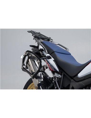 Soportes Laterales PRO SW-Motech Negro para Honda CRF1000L Africa Twin (15-17).