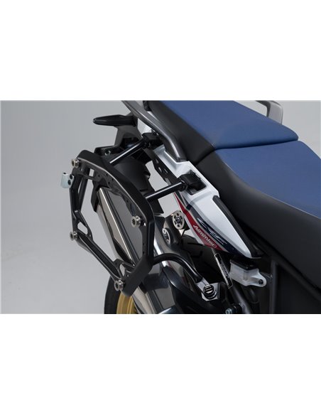 Soportes Laterales PRO SW-Motech Negro para Honda CRF1000L Africa Twin (15-17).