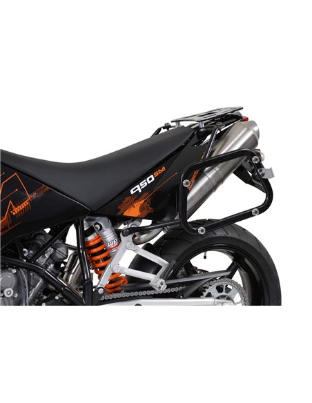 Sistema de Maletas Laterales AERO ABS SW-Motech 2x25 l para KTM 990 SM/-T/-R / 950 SM.