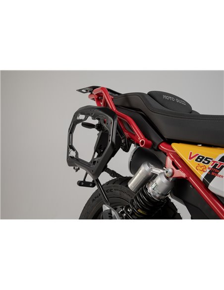 Soportes Laterales PRO SW-Motech para Moto Guzzi V85 TT (19-).