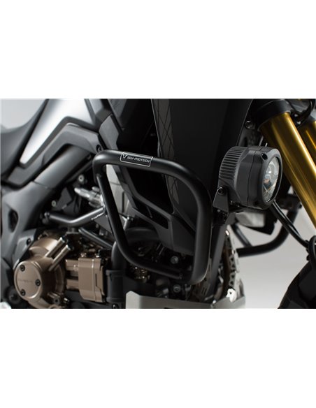 Protecciones Laterales de Motor Negro para Honda CRF1000L Africa Twin (15-).