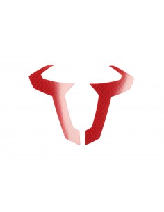 Pegatina Logo de SW-MOTECH 130 × 97 mm. Reflectante. Rojo.