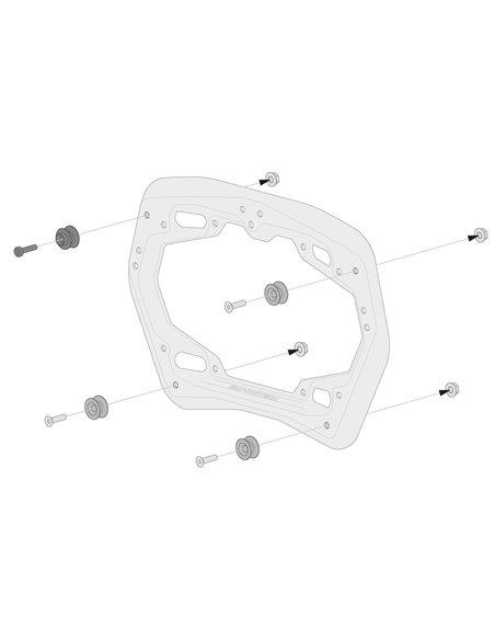 Sistema de Maletas Laterales  2x25 l. para Yamaha XT 660 Z Ténéré (07-16).