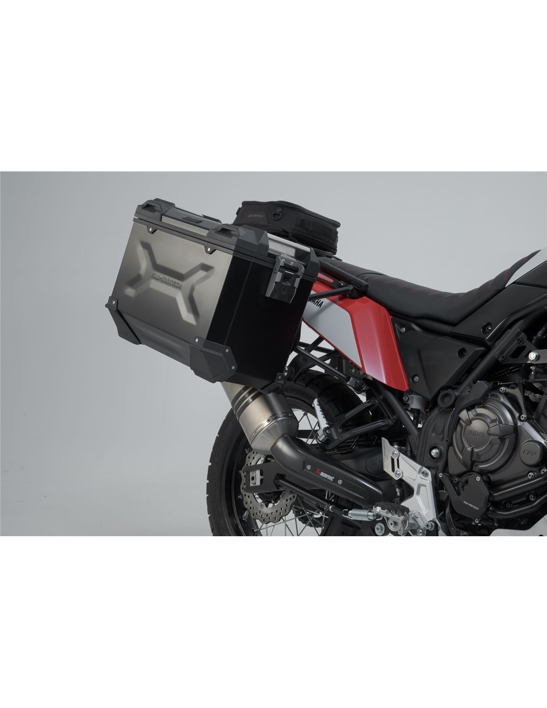 GENERICO Maleta Moto Top Case Aluminio 45 Litros + Base, Black X-series.