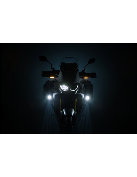 EVO Kit de luces de carretera Negro. Honda XL700V Transalp (07-12).