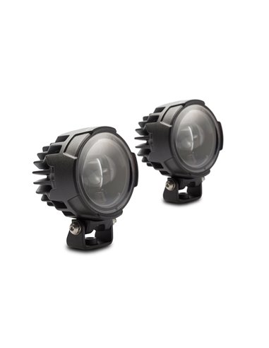 Kit de luces de carretera EVO Negro. BMW R 1200 GS (12-), R1250 GS (18-).