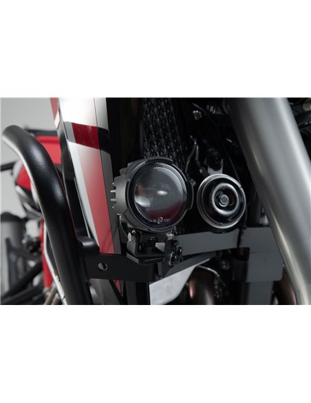 Kit de set de luces antiniebla EVO Negro. Honda CRF1000L (15-) con prot.