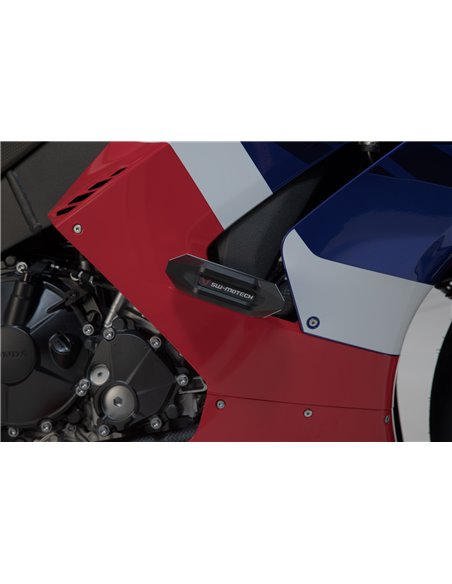 Kit de topes anticaidas Negro. Honda CBR1000RR-R Fireblade SP (19-).