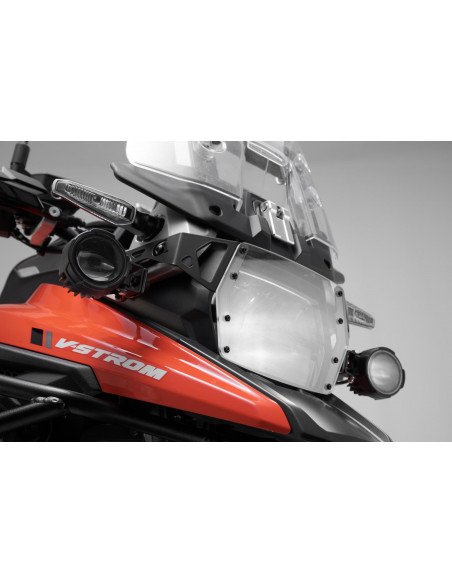 Soporte para faros Negro. Suzuki V-Strom 1050 (19-).