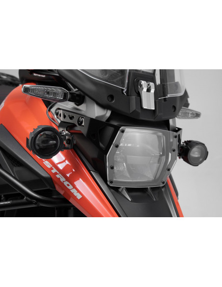 Soporte para faros Negro. Suzuki V-Strom 1050 (19-).