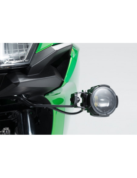 Soportes para luces Negro. Kawasaki Versys-X300 ABS (16-).